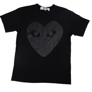Comme Des Garcons Play Heart Front / Back Graphic T Shirt